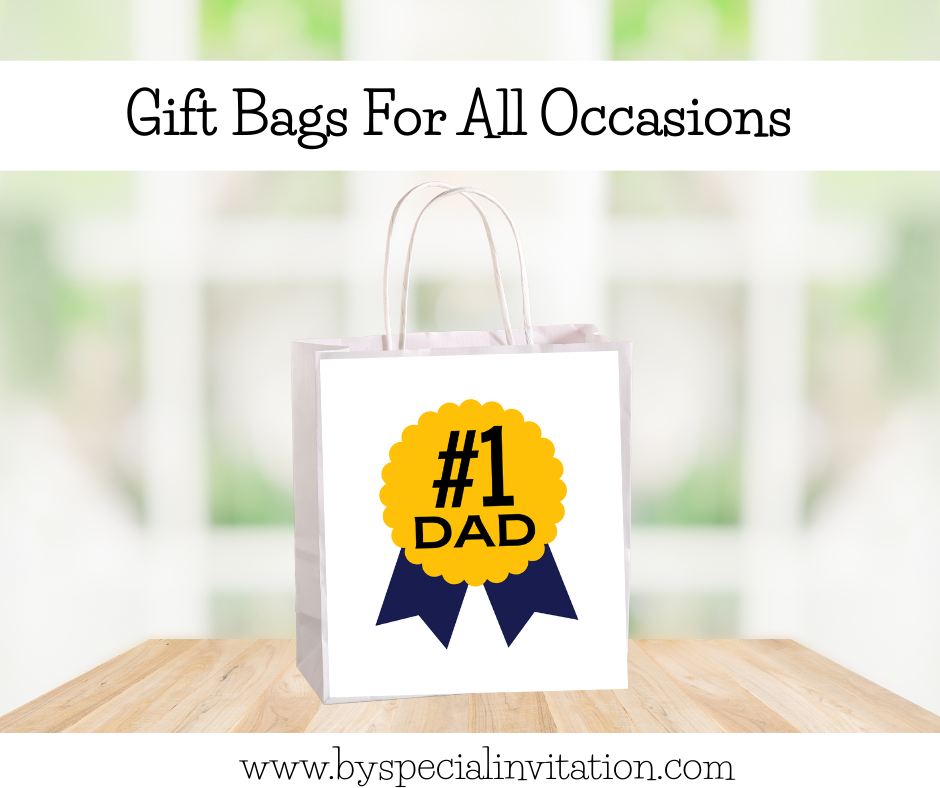 Fathers Day Gift Bag - No 1 Dad